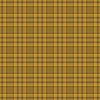 Template plaid seamless fabric, japanese tartan textile texture. Teen background check pattern in amber color. vector
