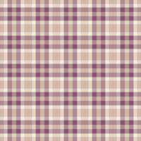 Deluxe check background fabric, knit texture pattern. Primary textile seamless plaid tartan in light and pink colors. vector