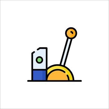 un pequeño objeto con un encargarse de y un destornillador vector