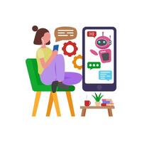 Automated Conversation System Engagement vector