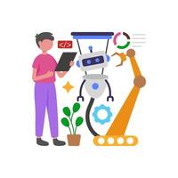 Mechanical Automation Unit Construction vector