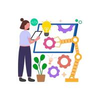 Enterprise Workflow Optimization System vector