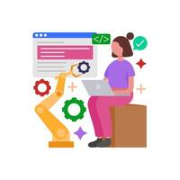 Digital Presence Automation Tools vector