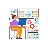 Analytics Based Process Optimization vector