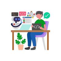 Web Quality Assurance Automation vector