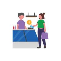 Smartphone Based Financial Transaction vector