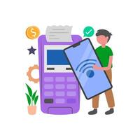Secure Touchless Transaction vector