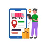 Real Time Package Monitoring vector