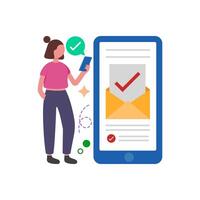 Purchase Verification Notification vector