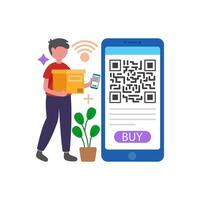 Quick Response Reader vector