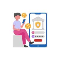 Protected Financial Transaction System vector