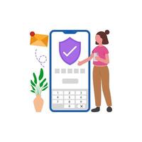 Account Confirmation Process vector