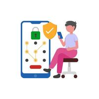 Visual Password Authentication Method vector