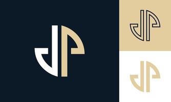 dp creative monogram logo design vector
