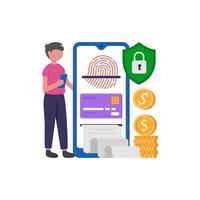 Protected Internet Transaction System vector