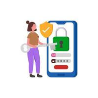 Secure Authentication Entry Process vector