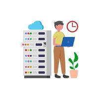 Network Server Graphic Design vector