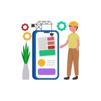 Technical Solution Developer vector
