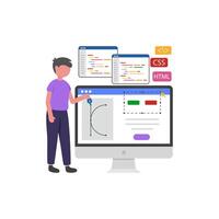 Online Platform Builder vector
