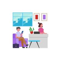 Professional Front Desk Operations vector
