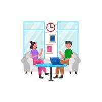Informal Discussion Space Setup vector