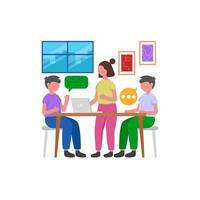 Collaborative Work Group Dynamics vector