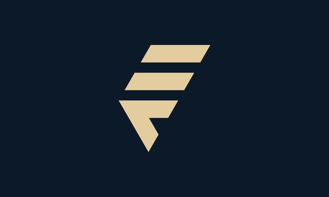 EF or FE monogram logo design