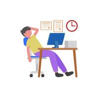 Work Fatigue Recovery Strategies vector