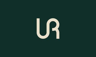 UR monogram logo vector