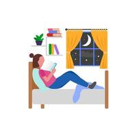 Pre Sleep Mobile Browsing vector