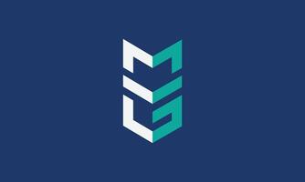 MVG or GVM monogram logo design vector