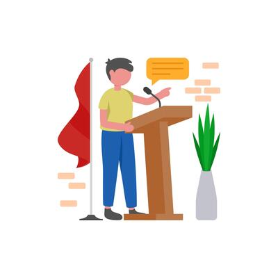 Male Political Candidate Introduction