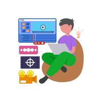 Professional Editing Tutorial vector