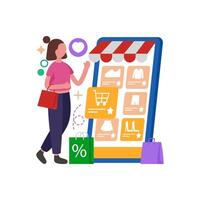 Next Generation Smart Retail vector