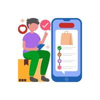 Real Time Order Status Updates vector