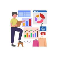 Comprehensive Market Data Analytics vector