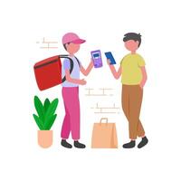 Secure Contactless Payment Option vector