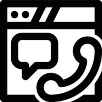 Communication, Website, Web Outline Icon vector