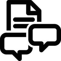 Information, Communication, Data Outline Icon vector