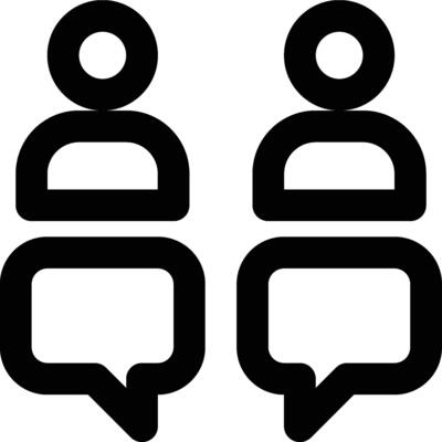 Interpersonal, Communication, Communicate Outline Icon