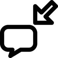 Receive Message, Receiving, Inbox Outline Icon vector