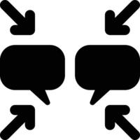 Communication Center, Message Center, Communications Glyph Solid Icon vector