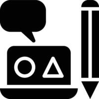 Communication Design, Visual Communication, Graphic Design Glyph Solid Icon vector