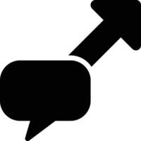 Send Message, Sending Message, Message Sent Glyph Solid Icon vector