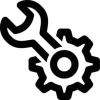 Technical, Mechanical, Tools Outline Icon vector