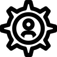 User Preferences, User Setting, User Configuration Outline Icon vector