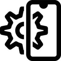 Device Setting, Device Setup, Device Configuration Outline Icon vector