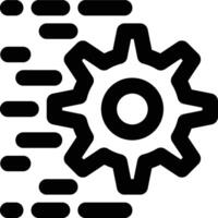 Quick Settings, Quick Setup, Responsive Outline Icon vector