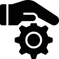 Under Control, Control, Controlling Glyph Solid Icon vector