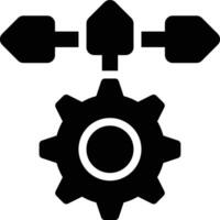Options, Choice, Configuration Glyph Solid Icon vector